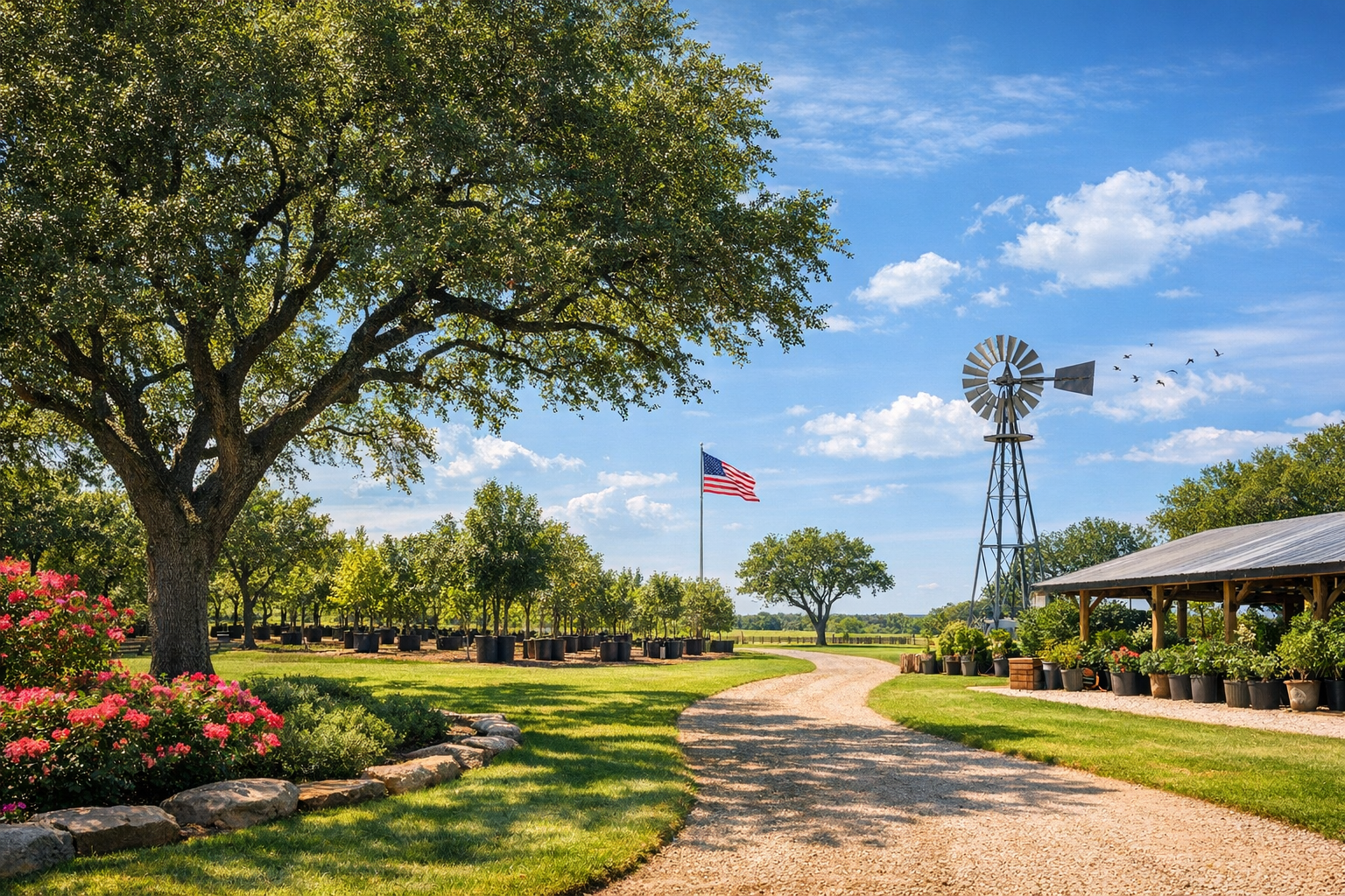Trees ready for delivery in Dallas Fort Worth
